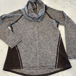 Kuhl Pullover Cowl Neck Sweater Outdoor Athleisure Cotton Wool Blend Women‎ MED